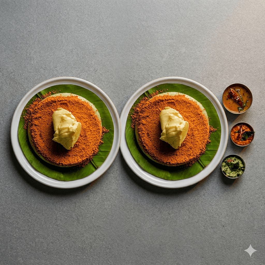 Butter Podi Idli Set